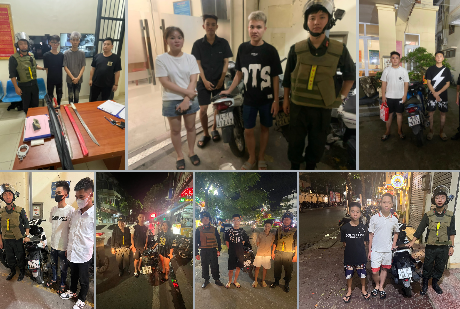 Phòng Cảnh sát cơ động: Xử lý 7 thanh thiếu niên vi phạm TTATGT đêm 12.6